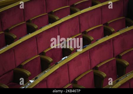 Sitzung des ukrainischen Parlaments in Kiew, Ukraine, Dezember 19,2018 (Foto: Sergii Charchenko/NurPhoto) Stockfoto