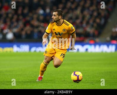 London, England - 29. Dezember 2018 Wolverhampton Wanderers' Jonny während der Premier League zwischen Tottenham Hotspur und Wolverhampton Wanderers am 29. Dezember 2018 im Wembley-Stadion in London, England. (Foto von Action Foto Sport/NurPhoto) Stockfoto