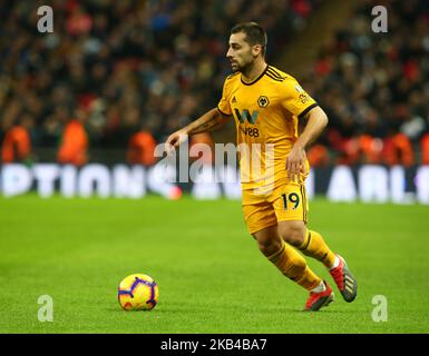 London, England - 29. Dezember 2018 Wolverhampton Wanderers' Jonny während der Premier League zwischen Tottenham Hotspur und Wolverhampton Wanderers am 29. Dezember 2018 im Wembley-Stadion in London, England. (Foto von Action Foto Sport/NurPhoto) Stockfoto