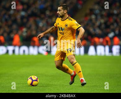 London, England - 29. Dezember 2018 Wolverhampton Wanderers' Jonny während der Premier League zwischen Tottenham Hotspur und Wolverhampton Wanderers am 29. Dezember 2018 im Wembley-Stadion in London, England. (Foto von Action Foto Sport/NurPhoto) Stockfoto