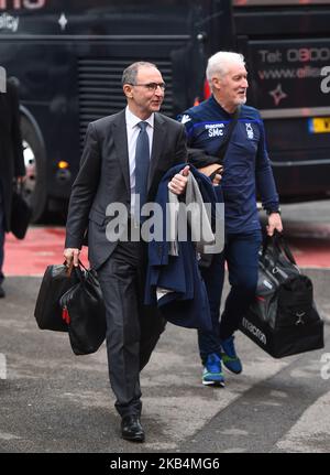 NOTTINGHAM, GROSSBRITANNIEN. 19.. JANUAR Nottingham Forest Manager Martin Oneill während des Sky Bet Championship-Spiels zwischen Nottingham Forest und Bristol City am City Ground, Nottingham, am Samstag, 19.. Januar 2019. (Foto von Mark Fletcher/NurPhoto) Stockfoto