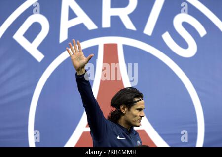 Edinson Cavani von PSG während des französischen Fußballspiels Paris Saint-Germain (PSG) gegen Guingamp (EAG) L1 am 19. Januar 2019 im Stadion Parc des Princes in Paris. (Foto von Mehdi Taamallah / NurPhoto) (Foto von Mehdi Taamallah/NurPhoto) Stockfoto