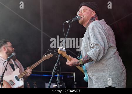 The Lottery Gewinners, Rochester Castle, Juli 2022 Stockfoto