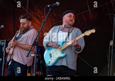 The Lottery Gewinners, Rochester Castle, Juli 2022 Stockfoto