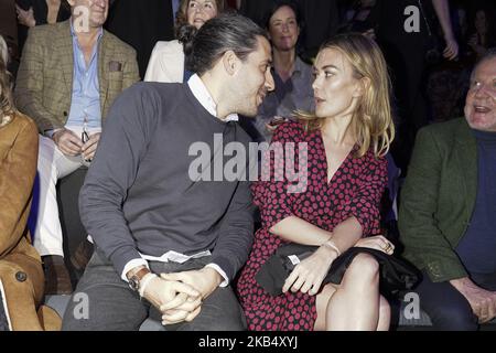 Marta Ortega und Carlos Torretta besuchen am 26 2019. Januar die Mercedes Benz Fashion Week Herbst/Winter 2019-2020 in Madrid, Spanien (Foto: Oscar Gonzalez/NurPhoto) Stockfoto