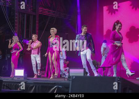 Steps während der Summer of Steps Tour 2018 mit Steps in der Northern Echo Arena, Darlington, England, am Sonntag, 27.. Mai 2018. (Foto von Mark Fletcher/NurPhoto) Stockfoto