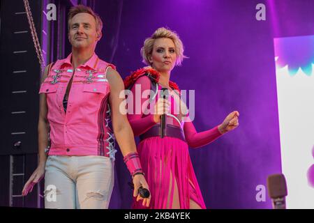 Summer of Steps Tour 2018 mit Steps in der Northern Echo Arena, Darlington, England, am Sonntag, 27.. Mai 2018. (Foto von Mark Fletcher/NurPhoto) Stockfoto