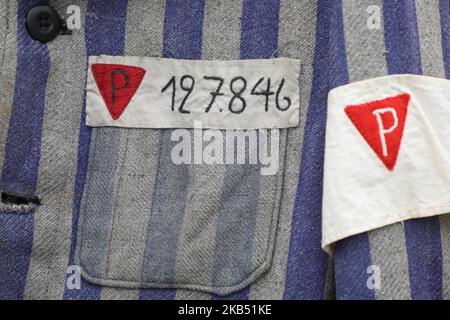 74. Jahrestag der Befreiung des Konzentrationslagers Auschwitz-Birkenau. Am 27. Januar 2019 in Oswiecim, Polen. (Foto von Beata Zawrzel/NurPhoto) Stockfoto