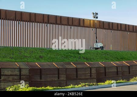 Die östliche Fußgängerbrücke zur Grenzeinfahrt von San Ysidro nach Tijuana, Mesico, von San Diego, CA, USA. San Diego, Kalifornien, USA, am 27. Januar 2019. (Foto von John Fredricks/NurPhoto) Stockfoto