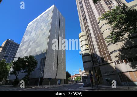 Rio de Janeiro, 27. Januar 2019: Blick auf eines der Gebäude von Balt in der Innenstadt von Rio. Der Bergmann verursachte eine große Umweltkatastrophe im Bundesstaat Minas Gerais, in der Stadt Brumadino, Was irreparable Umweltschäden verursacht hat und bereits den bestätigten Tod von Dutzenden von Menschen verursacht hat, haben die Aktien des Unternehmens an den Börsen, an denen sie gehandelt werden, einen erheblichen Wertrückgang erlitten. In Brasilien machen die über den Ticker VALE3 gehandelten Vals-Stammaktien mehr als 10 % des Betrags aus, der im Jahr B3 des Bovespa-Index gehandelt wird. (Foto von Luiz Souza/NurPhoto) Stockfoto