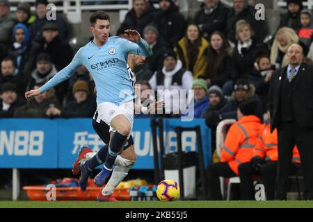 NEWCASTLE UPON TYNE, Großbritannien 29. Januar Aymeric Laporte aus Manchester City während des Premier League-Spiels zwischen Newcastle United und Manchester City im St. James's Park, Newcastle am Dienstag, 29.. Januar 2019. (Foto von MI News/NurPhoto) Stockfoto