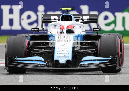 Robert Kubica fährt mit dem (88) Williams Racing auf der Strecke während des Trainings für den Formel 1 Grand Prix von Italien beim Autodromo di Monza am 6. September 2019 in Monza, Italien. (Foto von Emmanuele Ciancaglini/NurPhoto) Stockfoto