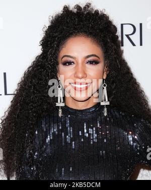 MANHATTAN, NEW YORK CITY, NEW YORK, USA - 06. SEPTEMBER: Die amerikanische Rechtsanwältin/Miss USA 2019 Cheslie Kryst kommt auf der Sherri Hill NYFW Spring 2020 Runway Show an, die am 6. September 2019 in der Cipriani 42. Street in Manhattan, New York City, New York, USA, stattfand. (Foto von Xavier Collin/Image Press Agency/NurPhoto) Stockfoto