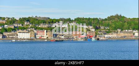 Oban Town und Harbour Argyll Scotland Stockfoto