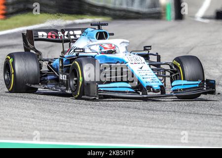 George Russell fährt den (63) Williams Racing auf der Rennstrecke während des Formel 1 Grand Prix von Italien beim Autodromo di Monza am 8. September 2019 in Monza, Italien. (Foto von Emmanuele Ciancaglini/NurPhoto) Stockfoto