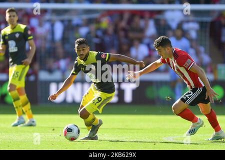 Southampton Mittelfeldspieler Sofiane Boufal während des Premier League-Spiels zwischen Sheffield United und Southampton in der Bramall Lane, Sheffield, am Samstag, 14.. September 2019. (Foto von Jon Hobley/MI News/NurPhoto) Stockfoto