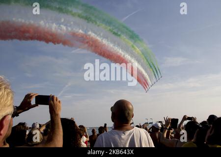 Jesolo Air Show 2019 zeigt große Kunstflugpatrouillen in Jesolo Lido (Venedig) Italien, 15. September 2019(Foto von Mimmo Lamacchia/NurPhoto) Stockfoto