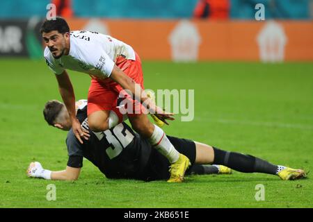 Bukarest, Rumänien. 03.. November 2022. Pablo Fornals schießt beim Spiel der UEFA Europa Conference League FCSB gegen West Ham United in der Arena Na?ional?, Bukarest, Rumänien, 3.. November 2022 (Foto von Stefan Constantin/News Images) in Bukarest, Rumänien am 11/3/2022. (Foto von Stefan Constantin/News Images/Sipa USA) Quelle: SIPA USA/Alamy Live News Stockfoto