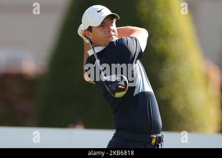 Rory McIlroy in Aktion während der BMW PGA Championship Pro am im Wentworth Club, Virginia Water am Mittwoch, 18.. September 2019. (Foto von Jon Bromley/MI News/NurPhoto) Stockfoto