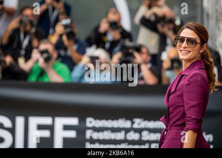 Bárbara Lennie kommt am 19. September 2019 während des San Sebastian Filmfestivals 67. in San Sebastian, Spanien, im Hotel Maria Cristina an. (Foto von Manuel Romano/NurPhoto) Stockfoto