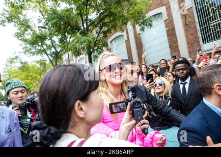 Chiara Ferragni vor Fendi auf der Milan Fashion Week, Mailand, Italien, am 19 2019. September, Italien (Foto: Mairo Cinquetti/NurPhoto) Stockfoto