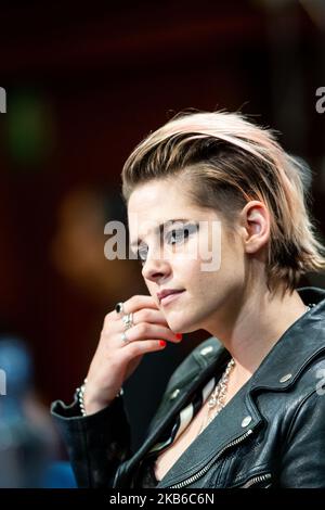 Kristen Stewart nimmt am 20. September 2019 an der Pressekonferenz zu „Seberg“ beim San Sebastian Film Festival 67. in San Sebastian, Spanien, Teil. (Foto von Manuel Romano/NurPhoto) Stockfoto