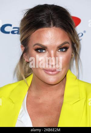 LAS VEGAS, NEVADA, USA - 20. SEPTEMBER: Becca Tilley kommt beim iHeartRadio Music Festival 2019 - Night 1 an, das am 20. September 2019 in der T-Mobile Arena in Las Vegas, Nevada, USA, stattfindet. (Foto von David Acosta/Image Press Agency/NurPhoto) Stockfoto