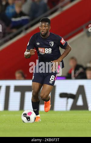 Jefferson Lerma aus Bournemouth in Aktion während des Premier League-Spiels zwischen Southampton und Bournemouth im St Mary's Stadium, Southampton am Freitag, 20.. September 2019. (Foto von Jon Bromley/MI News/NurPhoto) Stockfoto