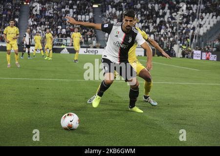 Sami Khedira (FC Juventus) während des Fußballspiels der Serie A zwischen dem FC Juventus und dem FC Hellas Verona im Allianz Stadium am 21. September 2019 in Turin, Italien. Juventus gewann 2-1 gegen Verona. (Foto von Massimiliano Ferraro/NurPhoto) Stockfoto