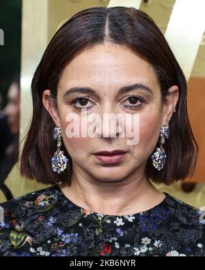 LOS ANGELES, KALIFORNIEN, USA - 22. SEPTEMBER: Maya Rudolph kommt bei den jährlichen Primetime Emmy Awards 71. an, die im Microsoft Theater L.A. abgehalten werden Live am 22. September 2019 in Los Angeles, California, USA. (Foto von Xavier Collin/Image Press Agency/NurPhoto) Stockfoto