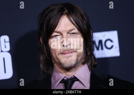 HOLLYWOOD, LOS ANGELES, KALIFORNIEN, USA - 23. SEPTEMBER: Norman Reedus kommt bei der Los Angeles Special Screening von AMCs "The Walking Dead"-Saison 10 an, die am 23. September 2019 im TCL Chinese Theatre IMAX in Hollywood, Los Angeles, Kalifornien, USA, stattfand. (Foto von Xavier Collin/Image Press Agency/NurPhoto) Stockfoto