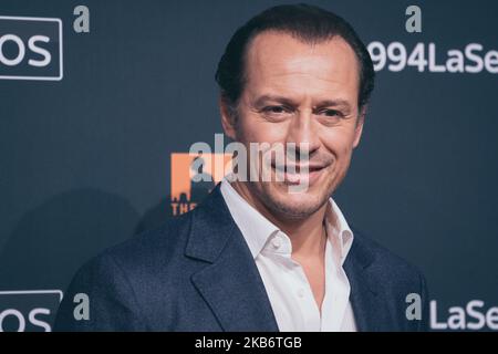 Der Schauspieler Stefano Accorsi nimmt am 24. September 2019 in Rom, Italien, an der TV-Filmfotozelle „1994“ im Space Moderno Teil. (Foto von Luca Carlino/NurPhoto) Stockfoto