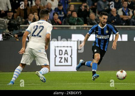 Matteo Politano vom FC Internazionale in Aktion während des Serie-A-Spiels zwischen dem FC Internazionele und der SS Lazio im Stadio Giuseppe Meazza am 25. September 2019 in Mailand, Italien. (Foto von Giuseppe Cottini/NurPhoto) Stockfoto