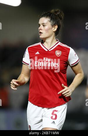 Jennifer Beattie von Arsenal während des UEFA Women's Champion League Round 32 2. Leg Matches zwischen Arsenal Women und Fiorentina Women im Meadow Park Stadium am 25. September 2019 in Borehamwood, England (Foto von Action Foto Sport/NurPhoto) Stockfoto