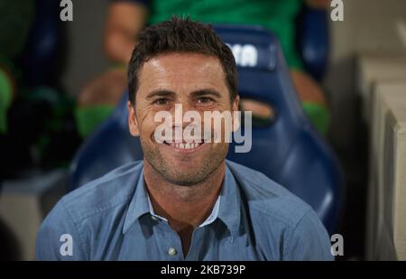 Joan Francesc Ferrer Sicilia, Rubi, Cheftrainer von Real Betis beim Spiel der La Liga Santander zwischen Villarreal und Real Betis im Estadio de La Ceramica am 27. September in Vila-real, Spanien (Foto: Maria Jose Segovia/NurPhoto) Stockfoto