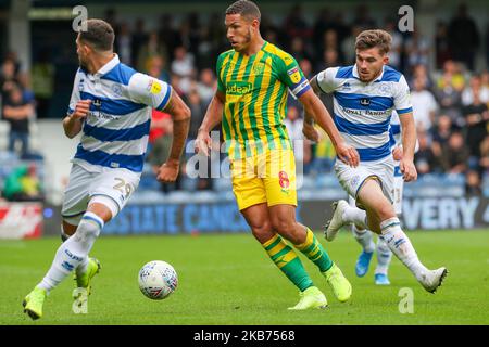 West Bromwich Albions Jake Livermore während der ersten Hälfte des Sky Bet Championship-Spiels zwischen den Queens Park Rangers und West Bromwich Albion am Samstag, 28.. September 2019, im Kiyan Prince Foundation Stadium, London. (Foto von John Cripps/MI News/NurPhoto) Stockfoto