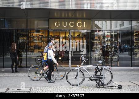 Der Gucci Store ist am 26.. September 2019 in Berlin zu sehen. (Foto von Beata Zawrzel/NurPhoto) Stockfoto