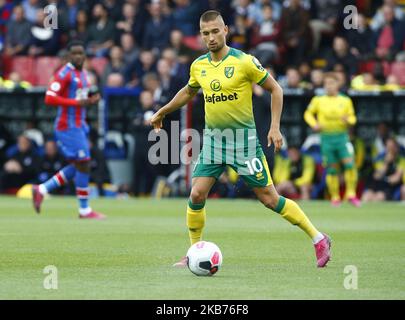 Moritz Leitner von Norwich City während der englischen Premier League zwischen Crystal Palace und Norwich City im Selhurst Park Stadium, London, England am 28. September 2019 (Foto by Action Foto Sport/NurPhoto) Stockfoto