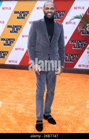 WESTWOOD, LOS ANGELES, KALIFORNIEN, USA - 28. SEPTEMBER: Der Komiker Mike Epps kommt zur Los Angeles Premiere von Netflix's 'Dolemit is My Name', die am 28. September 2019 im Regency Village Theatre in Westwood, Los Angeles, Kalifornien, USA, stattfand. (Foto von Xavier Collin/Image Press Agency/NurPhoto) Stockfoto