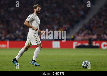 Dani Carvajal von Real Madrid während des La Liga-Spiels zwischen Atletico de Madrid und Real Madrid im Wanda Metropolitano Stadium in Madrid, Spanien. 28. September 2019. (Foto von A. Ware/NurPhoto) Stockfoto