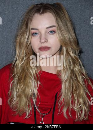 CALABASAS, LOS ANGELES, KALIFORNIEN, USA - 02. OKTOBER: Olivia Rose Keegan kommt an der Nacht der Jack Friends and Family Night 2019 an, die am 2. Oktober 2019 auf der King Gillette Ranch in Calabasas, Los Angeles, Kalifornien, USA, stattfand. (Foto von Xavier Collin/Image Press Agency/NurPhoto) Stockfoto