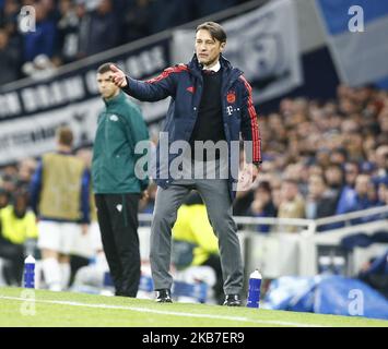 Niko Kovac Manager des FC Bayern München während der UAFA Champion League Gruppe B zwischen Tottenham Hotspur und Bayern München am 01. Oktober 2019 im Tottenham Hotspur Stadium, London, UK (Foto by Action Foto Sport/NurPhoto) Stockfoto