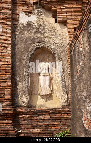 Wat Cherng Tha Ayutthaya Thailand Stockfoto