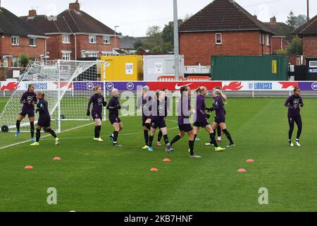 Spennymoor, Co Durham, England Oktober 4. England Lionesses-Schulung am Freitag, den 4.. Oktober 2019 im Brewery Field, Spennymoor. (Foto von Mark Fletcher/MI News/NurPhoto) Stockfoto