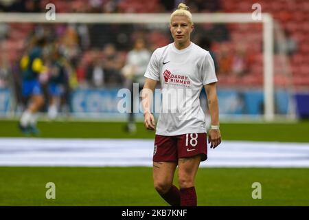 Beth England of England Women beim Internationalen Freundschaftsspiel zwischen England Women und Brasilien Women im Riverside Stadium, Middlesbrough am Samstag, 5.. Oktober 2019.(Foto: Iam Burn/MI News/NurPhoto) Stockfoto