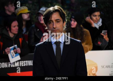 Noah Baumbach nimmt am 06. Oktober 2019 am Odeon Luxe Leicester Square in London, England, an der Premiere von Marriage Story UK während des BFI London Film Festival 63. Teil. (Foto von Alberto Pezzali/NurPhoto) Stockfoto