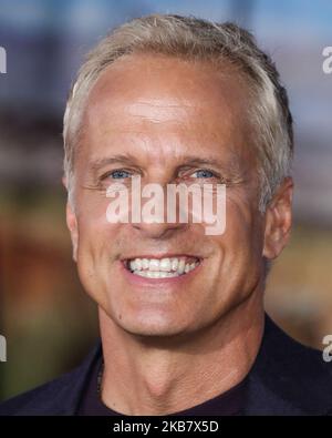 WESTWOOD, LOS ANGELES, KALIFORNIEN, USA - 07. OKTOBER: Patrick Fabian kommt bei der Los Angeles Premiere von Netflix's 'El Camino: A Breaking Bad Movie' an, die am 7. Oktober 2019 im Regency Village Theatre in Westwood, Los Angeles, Kalifornien, USA, stattfand. (Foto von Xavier Collin/Image Press Agency/NurPhoto) Stockfoto