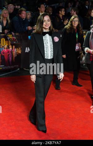 Ana de Armas nimmt an der europäischen Filmpremiere von „Knives Out“ im Odeon Luxe, Leicester Square, Teil, während der American Express Gala des BFI London Film Festival 63. am 08. Oktober 2019 in London, England. (Foto von Wiktor Szymanowicz/NurPhoto) Stockfoto