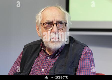 Der mexikanische Regisseur Arturo Ripstein nimmt an der Präsentation des Madrider Filmfestivals Teil, am 10. Oktober 2019 Spanien (Foto: Oscar Gonzalez/NurPhoto) Stockfoto