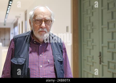 Der mexikanische Regisseur Arturo Ripstein nimmt an der Präsentation des Madrider Filmfestivals Teil, am 10. Oktober 2019 Spanien (Foto: Oscar Gonzalez/NurPhoto) Stockfoto